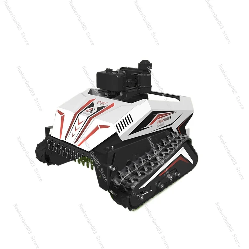 Remote Control Lawn Mower, Crawler Lawn Mower, Multi-functional Lawn Shredder, All-terrain Garden Orchard Reclamation And Grass