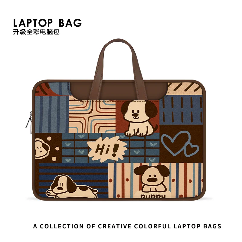 

Waterproof Universal Cartoon Dog Cat Laptop Bag Cover 12 14 15 16 Inch Laptop for Macbook Computer Handbag Briefcase Travel Bag