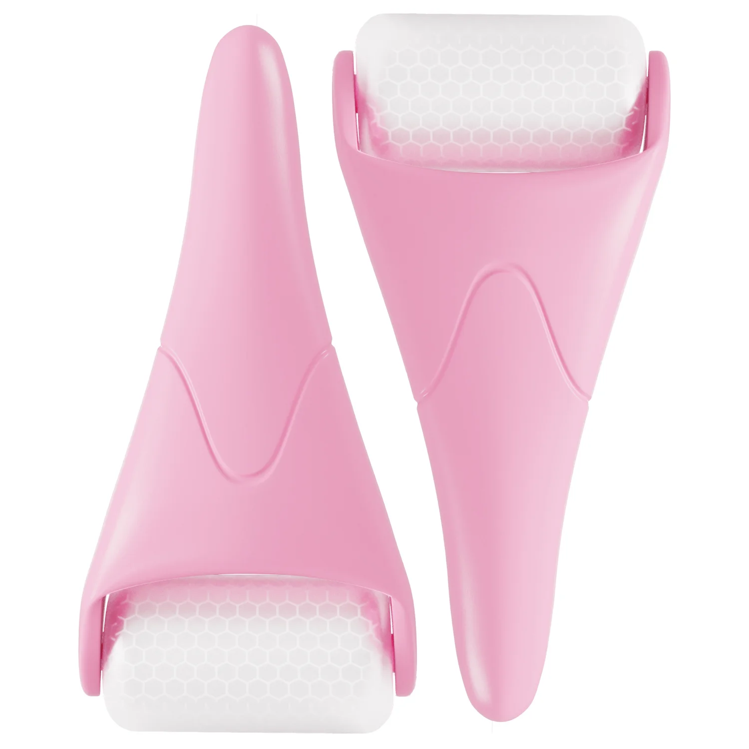 مجموعة العناية بالبشرة، أدوات آيس رولر وجوا شا للوجه للتجاعيد والانتفاخ، عبوتان #1