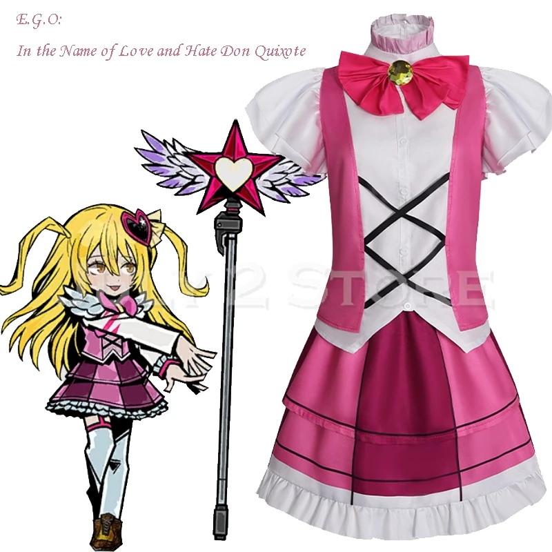 2 يوليو متجر شركة Limbus E.G.O:: باسم الحب والكراهية دون كيشوت أزياء تنكرية شعر مستعار لعبة الملابس Wo #1