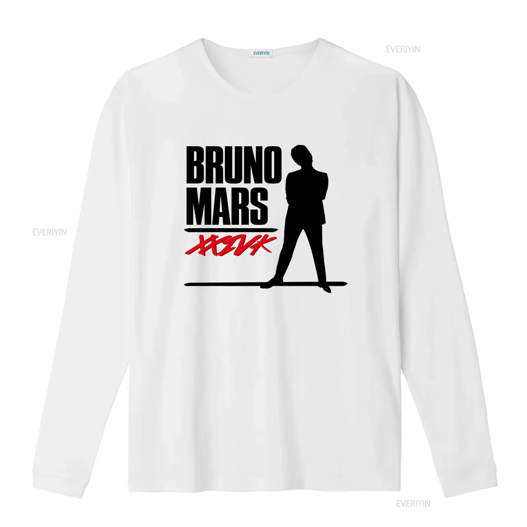 Bruno Mars 24K Magic Tour Silhouette T Shirt for Men Size S vintage Washed Breathable Top For Everyday Wear Slightly streetwear