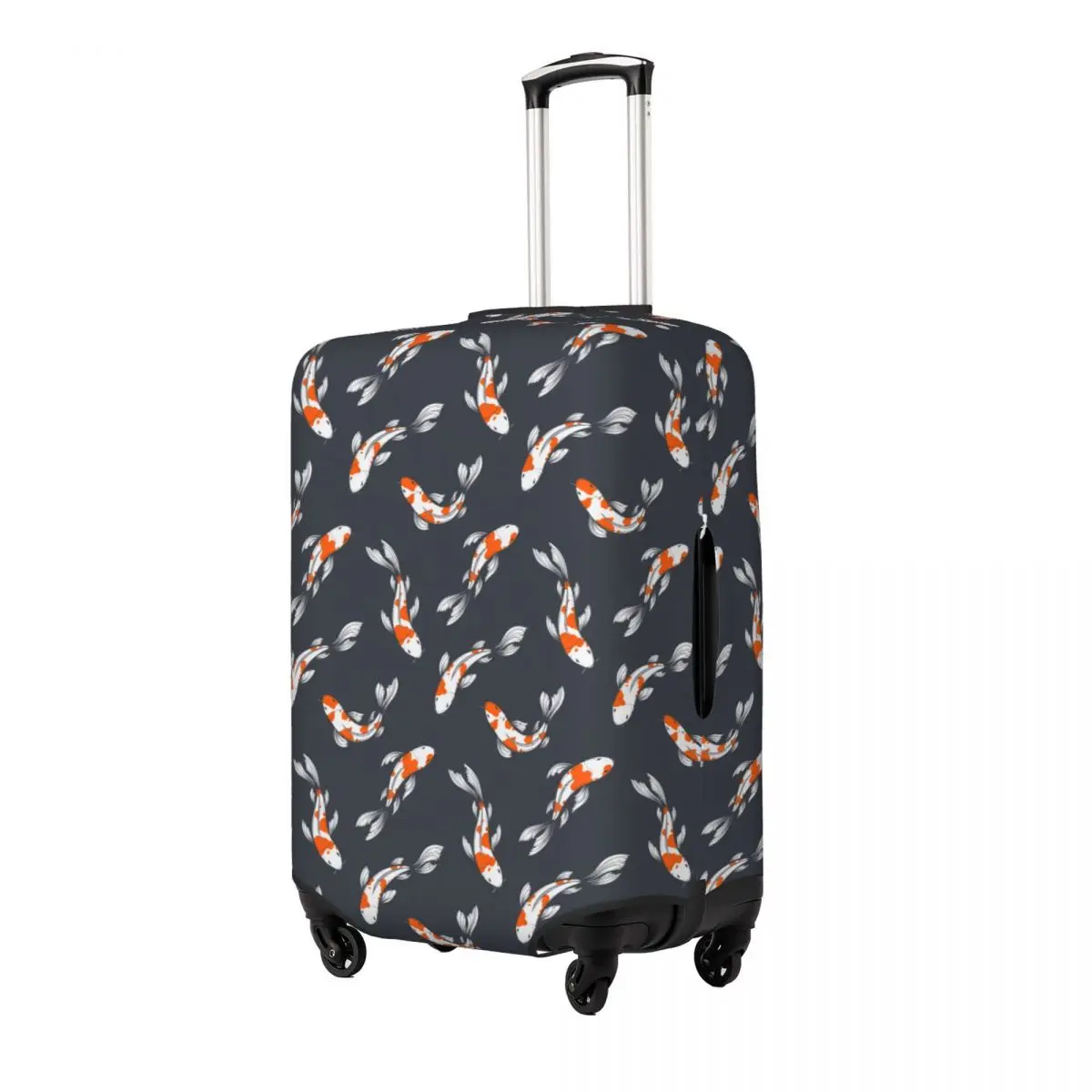 Koi Fish Pattern Suitcase Cover Useful Business Protector Luggage Case Flight