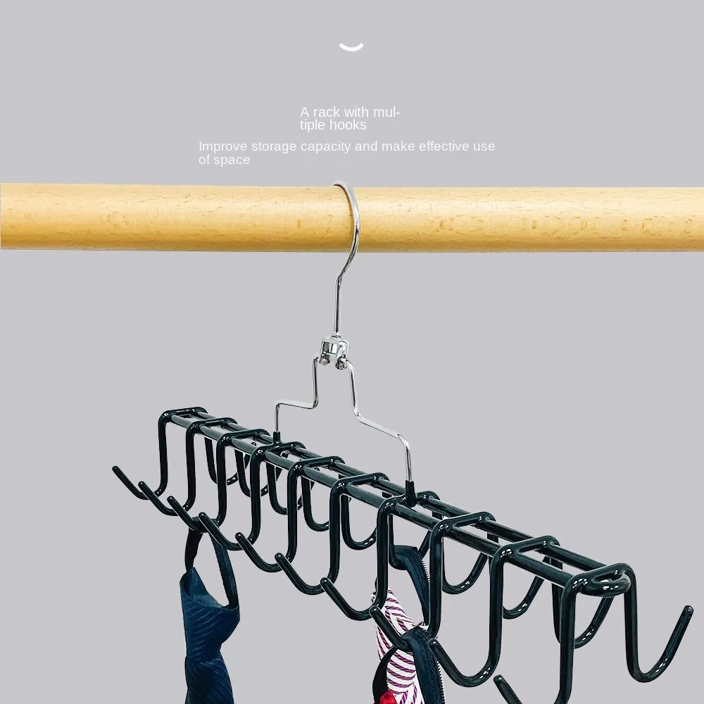 New Anti Slip Multi Hanging Storage Hanger Space Saving Metal Partial Hook Hanger Cloth Hook Clothes Rack Home