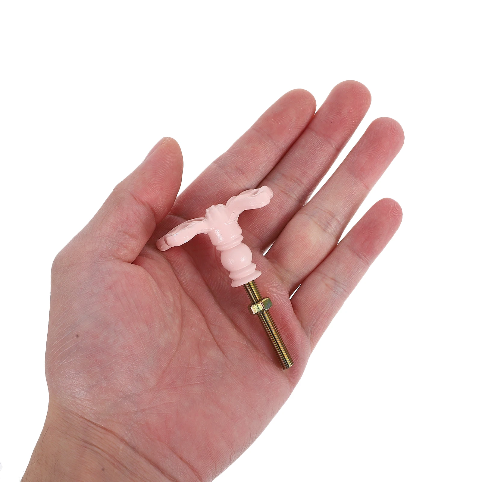 

Pink Bowknot Vintage Metal Door Knobs Decorative Cabinet Drawer Dresser Wardrobe Kitchen Pull Handles French Style