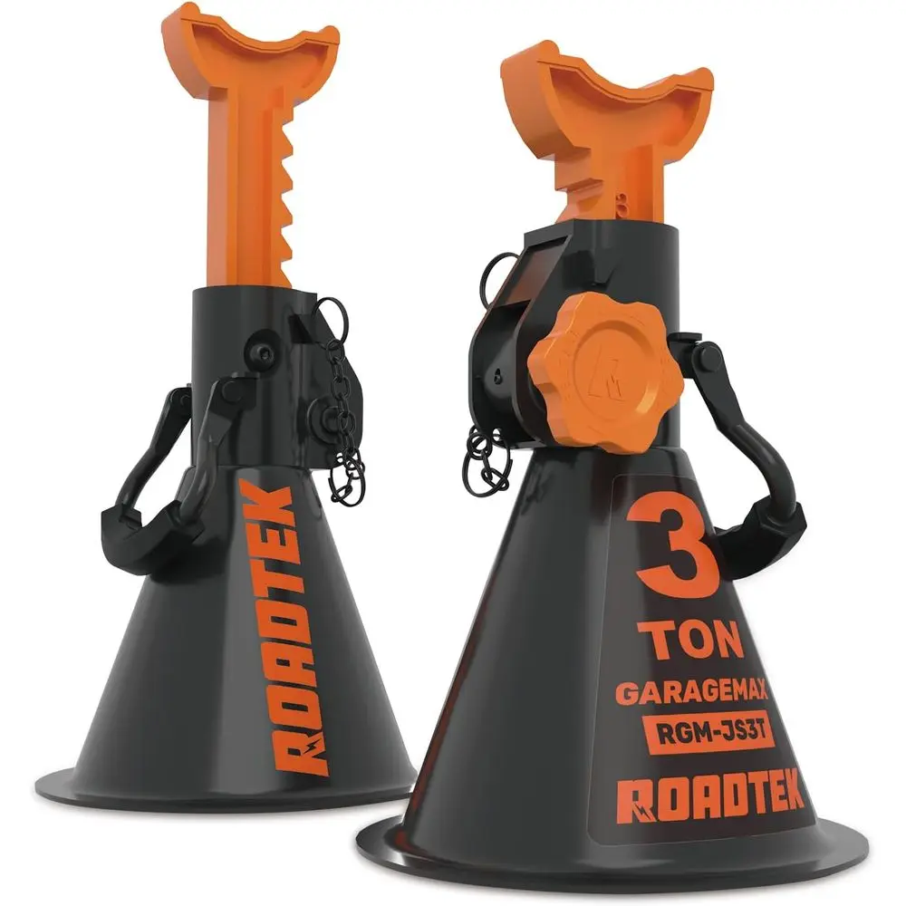 

3 Ton Capacity Heavy Duty Car Jack Stands, Double Locking, Adjustable Height for SUVs, Trucks, and Cars