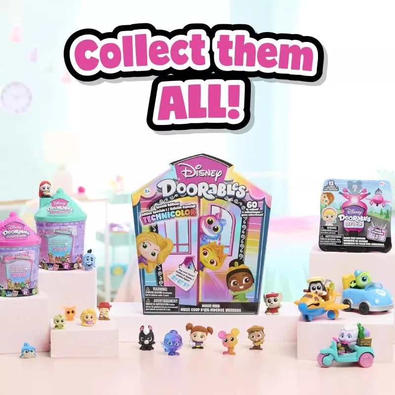 

Disney Doorables Open Door Mini Dolls Les't Go Series 11 Glass Eyes Action Figures Collection Ornaments