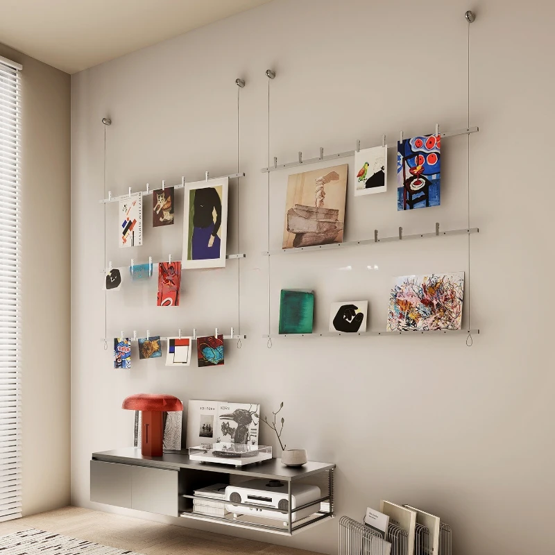 

Creative high-end photo hanger wall hanging multi-scene display poster promotional background wall