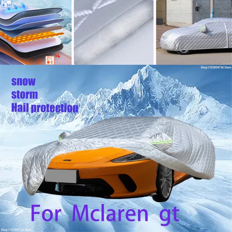 

For Mclaren gt Outdoor Cotton Thickened Awning For Car Anti Hail Protection Snow Covers Sunshade Waterproof Dustproof