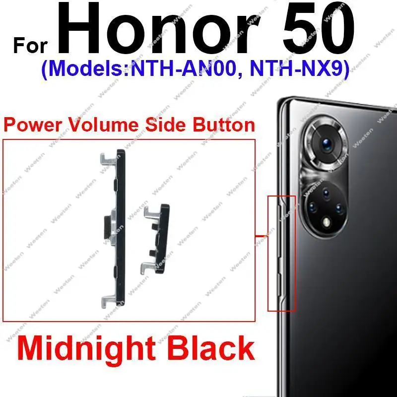 For Huawei Honor 50 50 Pro 50Se 50Lite On OFF Power Volume Side Keys Switch Replacement