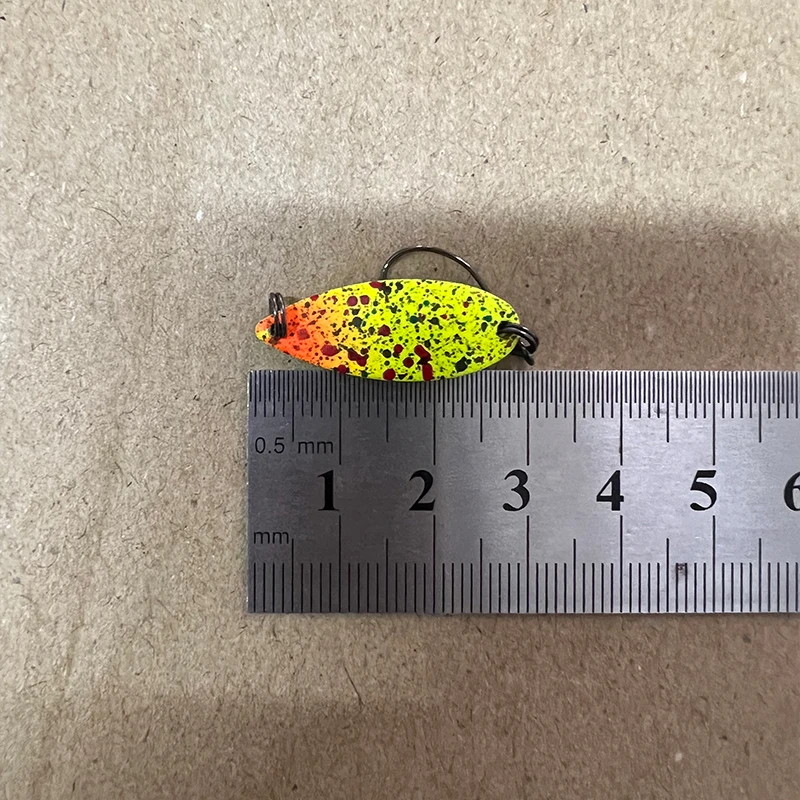 1Pc Peche Leurre Pesca Dohna Löffel 2,8g 30mm Bunte Löffel Köder Kupfer Stream Metall Angeln Locken für Forelle Döbel Barsch Lachs – Detail 3