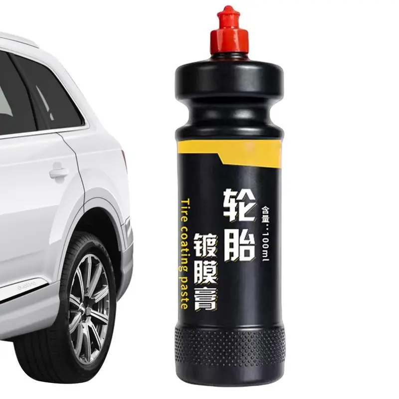 

Car Tire Shine 100ml Tire Polish Coverall Tire Shine Car Tyre Shine Tire Care Products Long Lasting Tire Gloss Wax For High