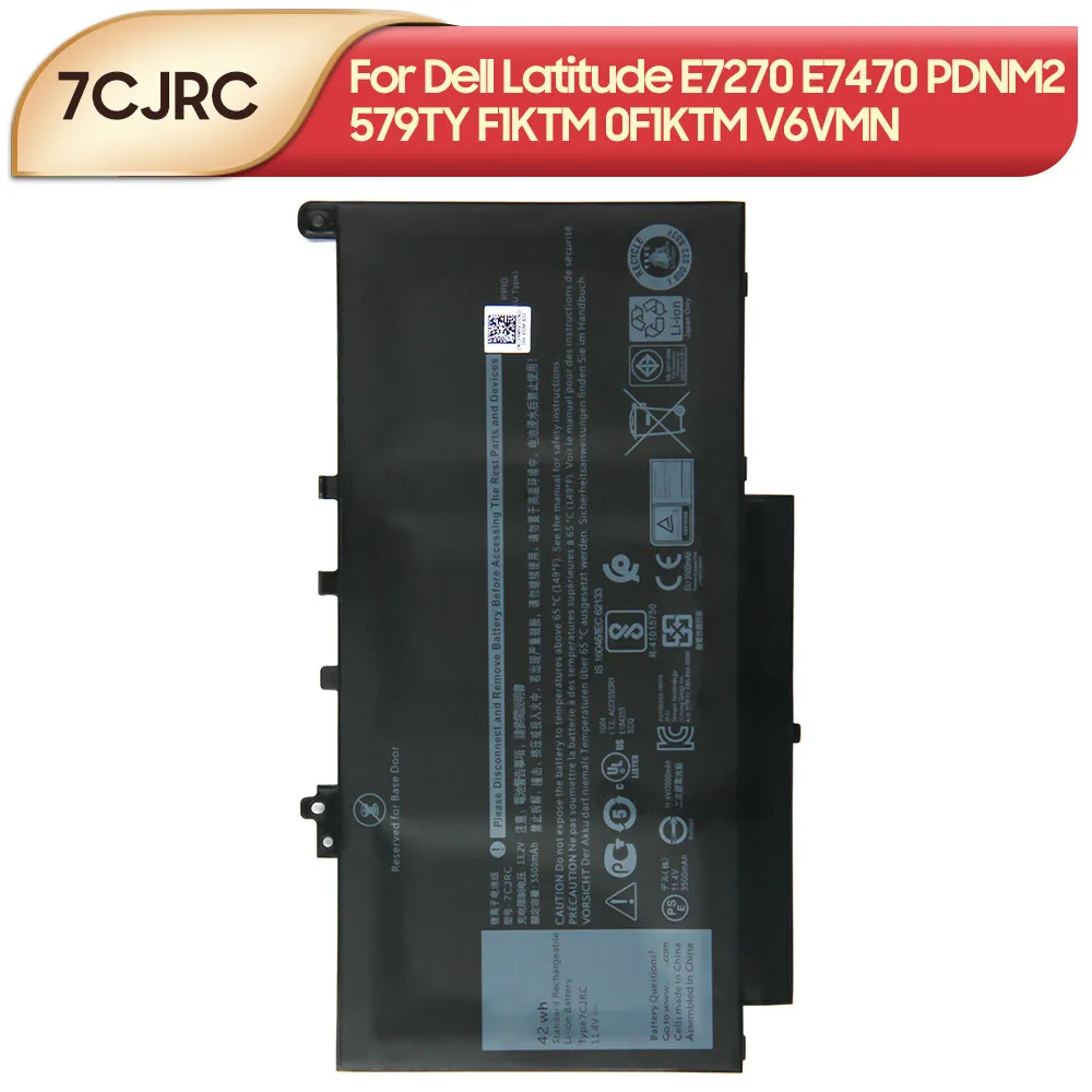 

Original Replacement Battery 7CJRC For Dell Latitude E7270 E7470 PDNM2 579TY