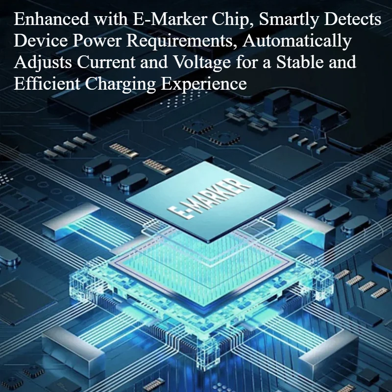 [6 عبوات، 2 متر/6.6 قدم]، شحن سريع 240 وات، كابل من النوع C إلى النوع C، كابل بيانات العرض الرقمي، سلك متين للهاتف من النوع C