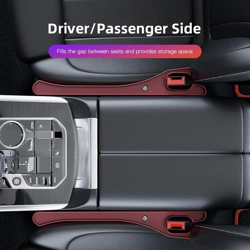 2Pcs MG Car Seat Gap Filler Strip Leak Proof Storage Organizer Fit MG ZS EV HS EHS PHEV MG3 MG4 MG5 MG6 MG7 GT ZR RX5 RX8 ONE Cy 6