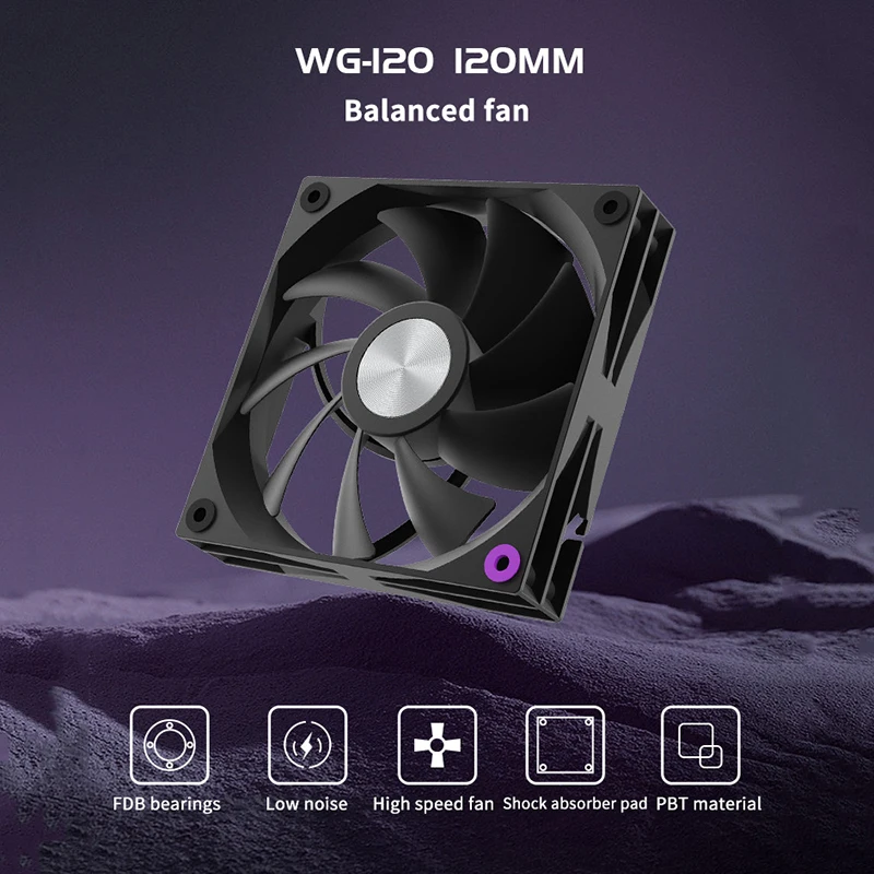 

Корпус настольного компьютера 12 см, охлаждающие бесшумные вентиляторы PC Tower 5 В, бесшумный воздушный охладитель, 4-контактный ШИМ, 12 В, 3 Вт, 1900PRM для игрового компьютера своими руками