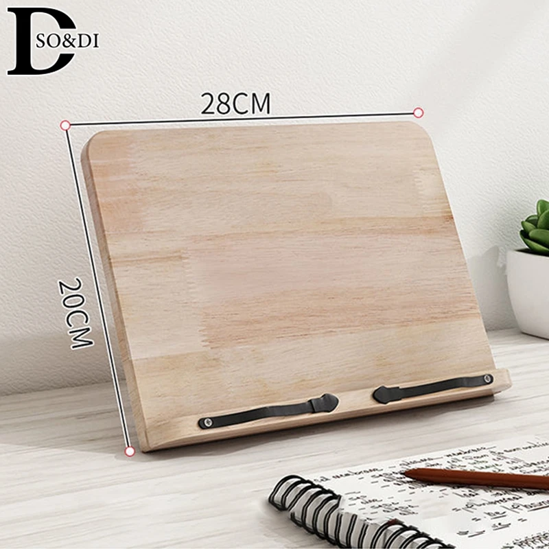 Imagem -06 - Leitura Resto Tablet e Clipes Página de Papel Cookbook Reading Desk Resistente Bookstand Leve Livro Stand Textbooks 1pc Ajustável