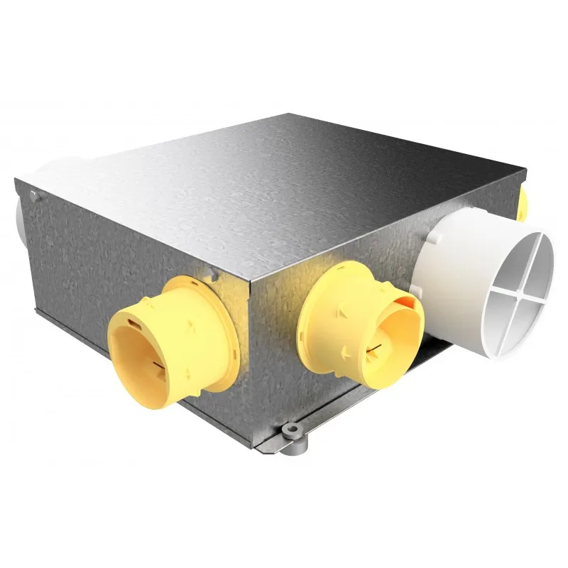 Automatic Super Flat VMC Box HVAC System Complies with ErP 2016