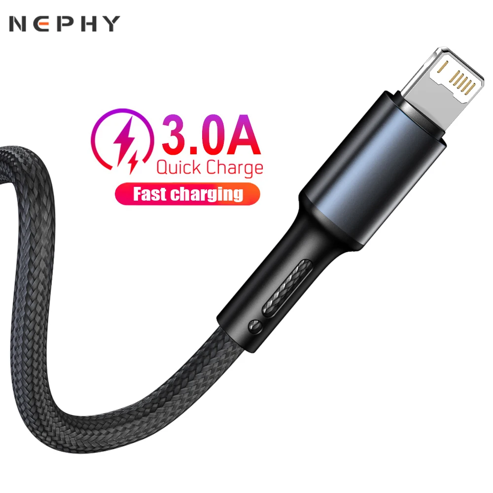 2m 3m Fast Charge USB Cable For iPhone 13 12 11 Pro Max X XR XS 10 8 7 5 6 s Plus SE Long Wire Apple Phone Data Charger Cord 3 m