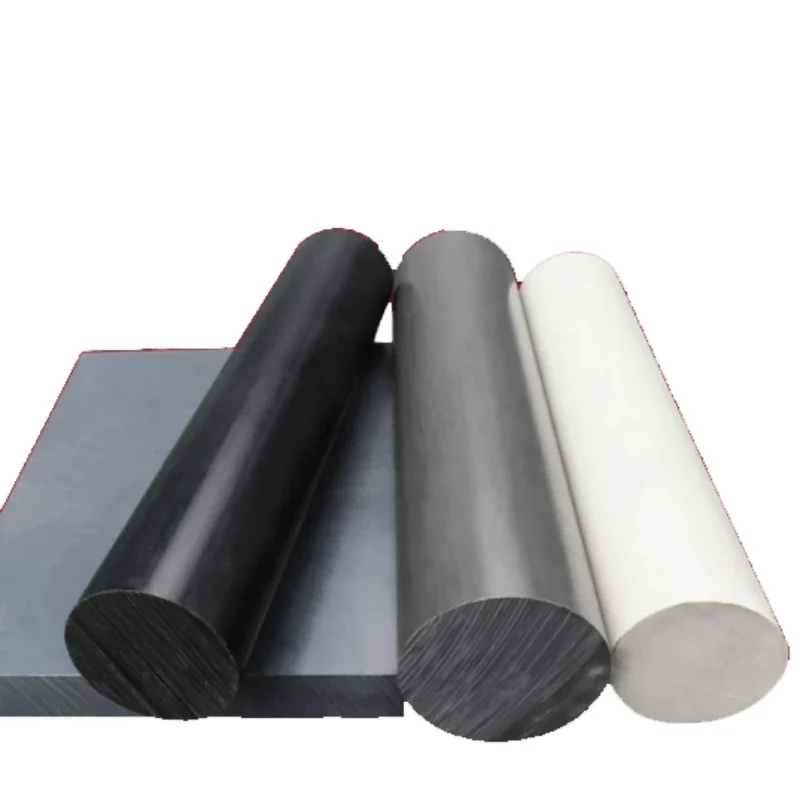 White Gray Black PVC Round Rod Bar Diameter 6-30mm Plastic Stick Length 500mm For DIY Tool Handle Model Model Making