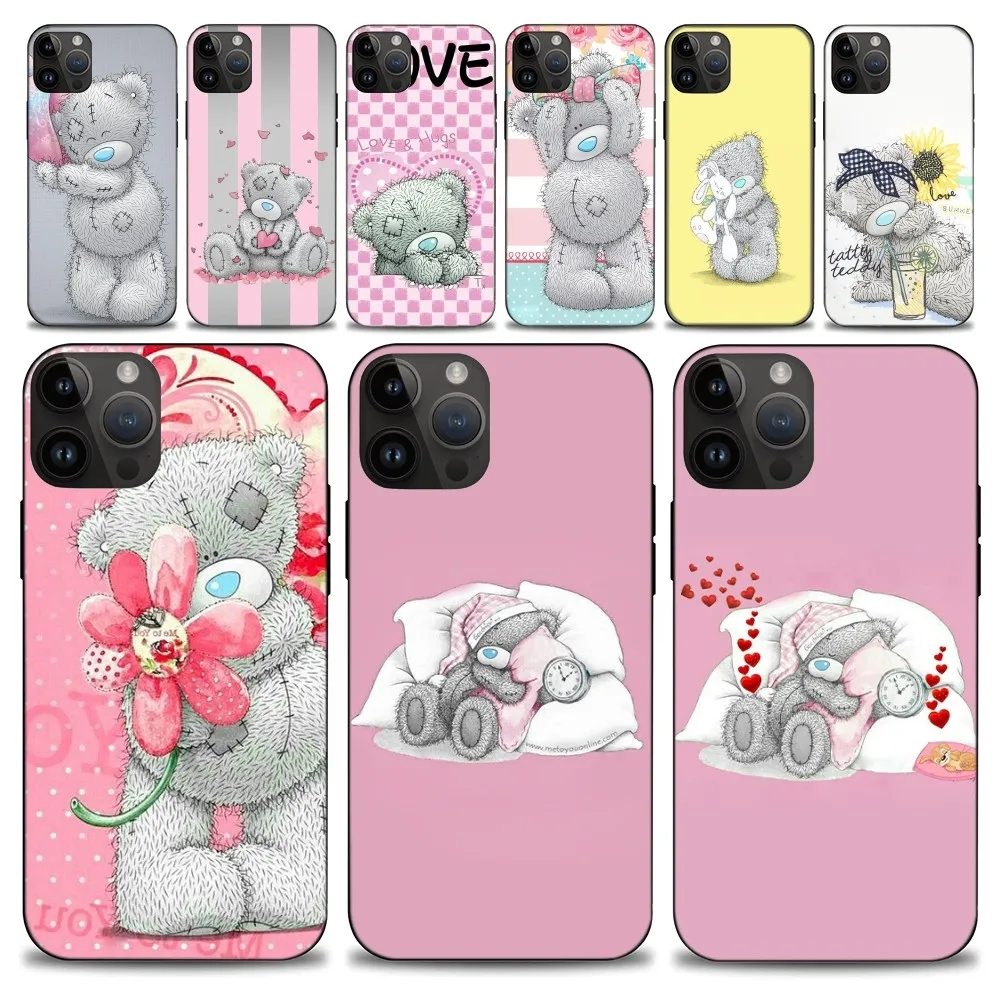 Cute Tatty Teddy Bear Phone Case iphone15 14 13 12 11 Pro Max Mini X 7 8 Soft Case