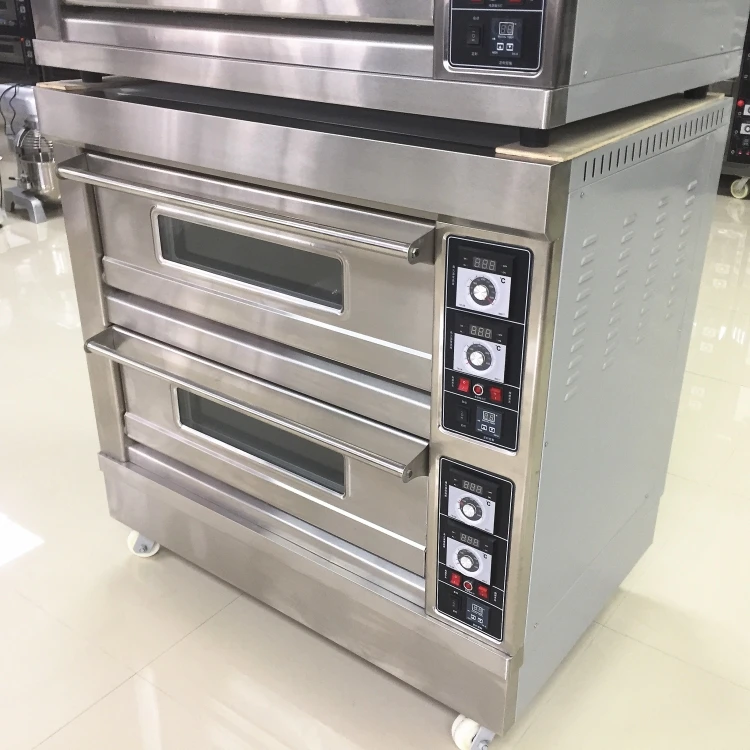 

Customized Commercial Bread Biscuits Baking Gas Oven with 6 Plates Durable Steel Construction Equipment