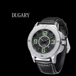 DUGARY Fashion quartz watch 45mm Waterproof luminous for men business sports Wristwatches  Japanese movement Relogio Masculino