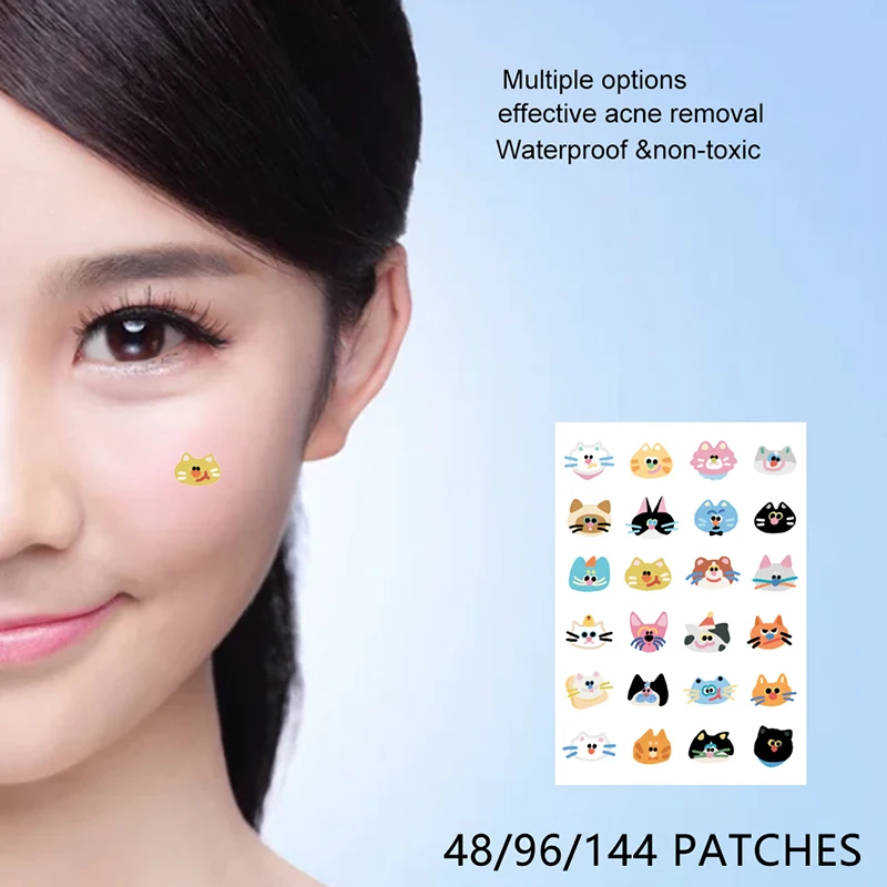 48/96/144pcs Face Skin Care Acne Pimple Patch Invisible Professional Healing Absorbing Spot Sticker Covering For Men Women