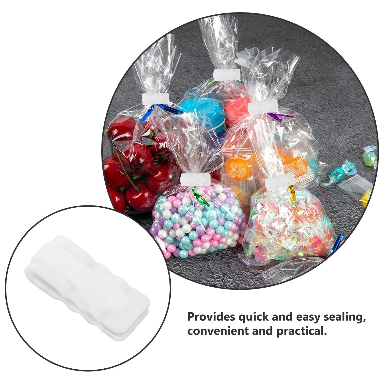 10Pcs Vacuum Zipper Clips Compression Bag Sealers Reusable Storage Clips for Clothes Bedding Food Keeping Space