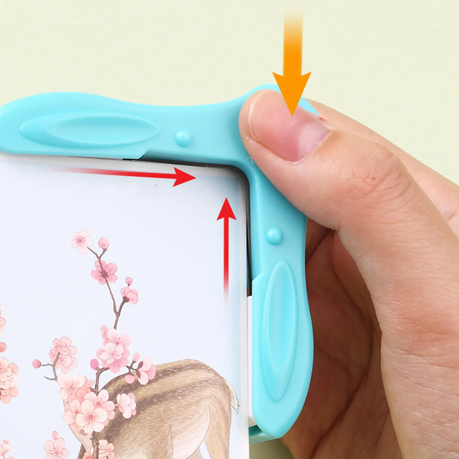 R5mm Round Corner Cutter Punch Corner Cutter for Crafts Laminate Photo Scrapbooking Card Making 4 Sheets A4 Paper 80G Capacity