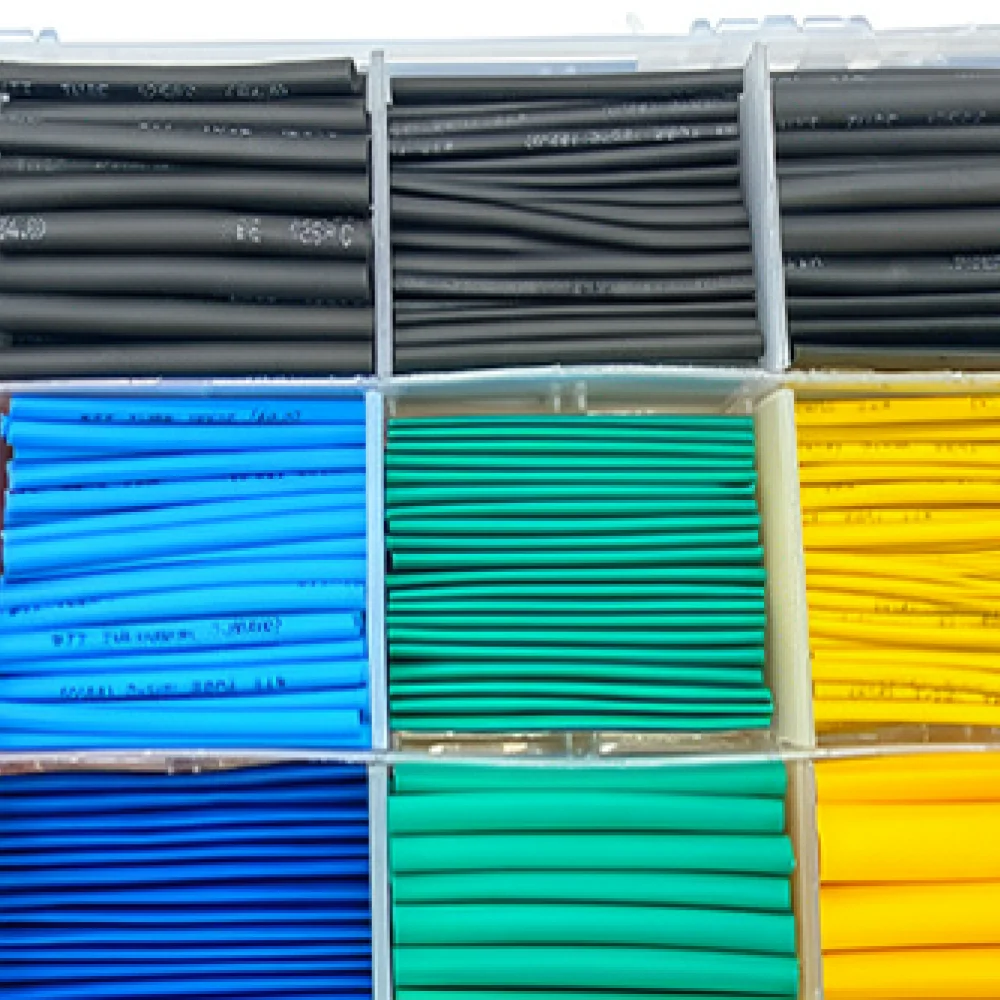 Heat Shrink Tubing Kit Polyolefin Insulation Sleeving Wire Cable Wrap Protection Electrical Repair Connecting Assorted Sizes