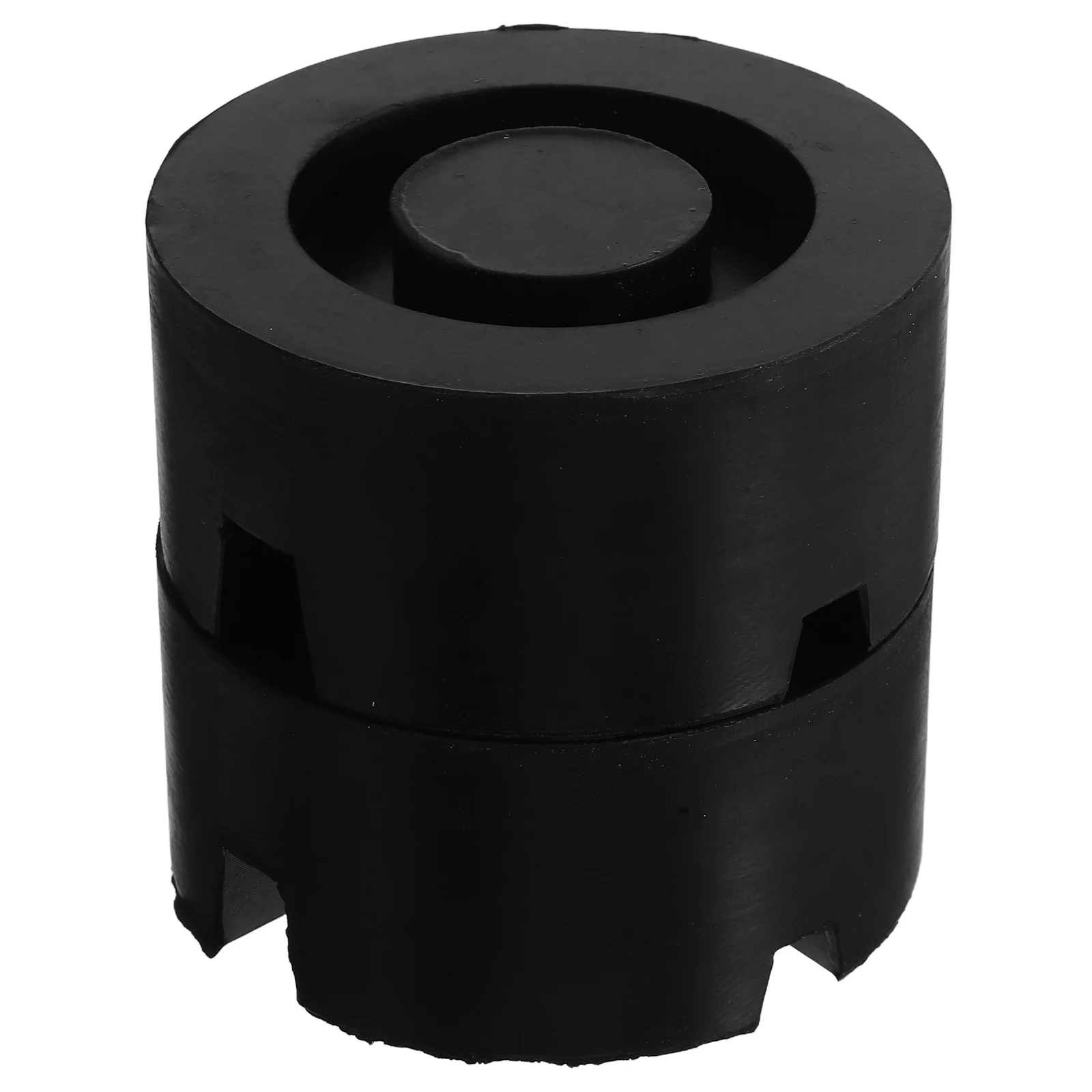 Almohadilla de goma para suelo de coche, soporte Circular para marco de soporte, placa Base de botella de elevación de riel, 2 uds.