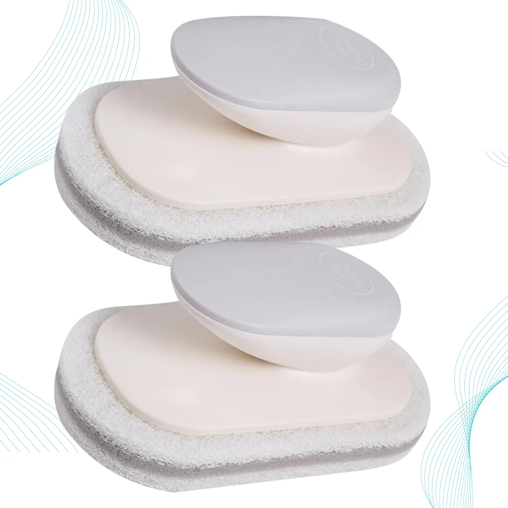

2Pcs Cleaning Table Brush Kitchen Accessory Durable Sponge Eraser Lightweight Pots Dishes Bowls Utensils Scrubbers Pan