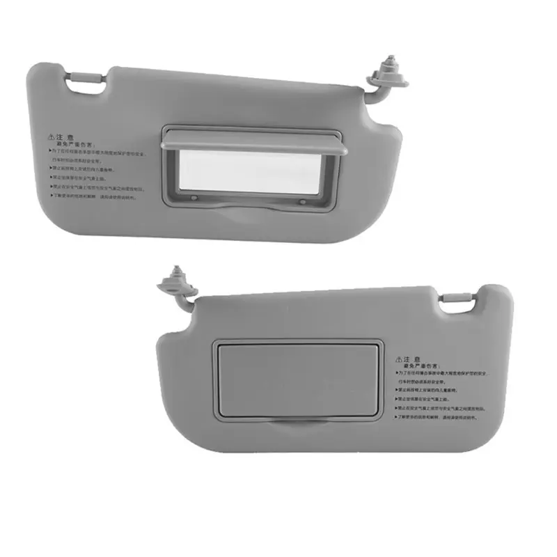 1Pair Car Sun Visors Shades With Vanity Mirror 85202-03000 8520103000 For Kia Sportage 2004-2010 Sunvisor Makeup-A28K