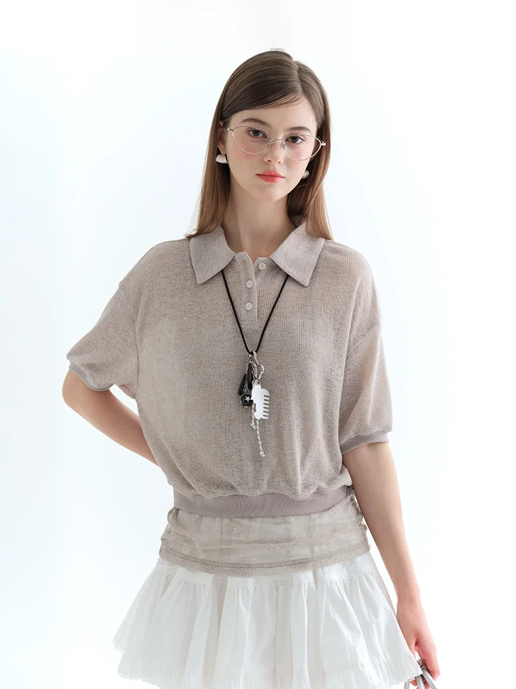 

Мягкий вязаный свитер для женщин, весенний топ с кружевными бретелями, вязаный жилет Jiujiu, повседневный дышащий топ без рукавов