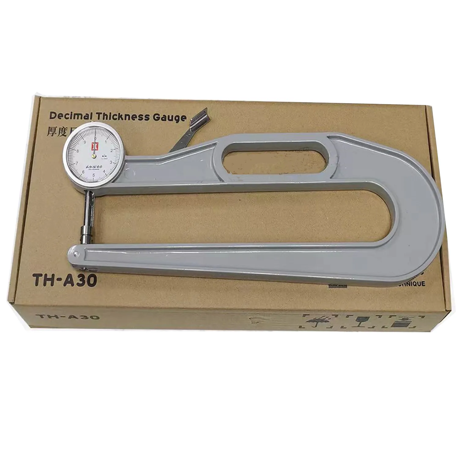 High Quality Leather Decimal Thickness Gauge Throat Depth: 450/300mm Precision: Precision Range: 0-10mm