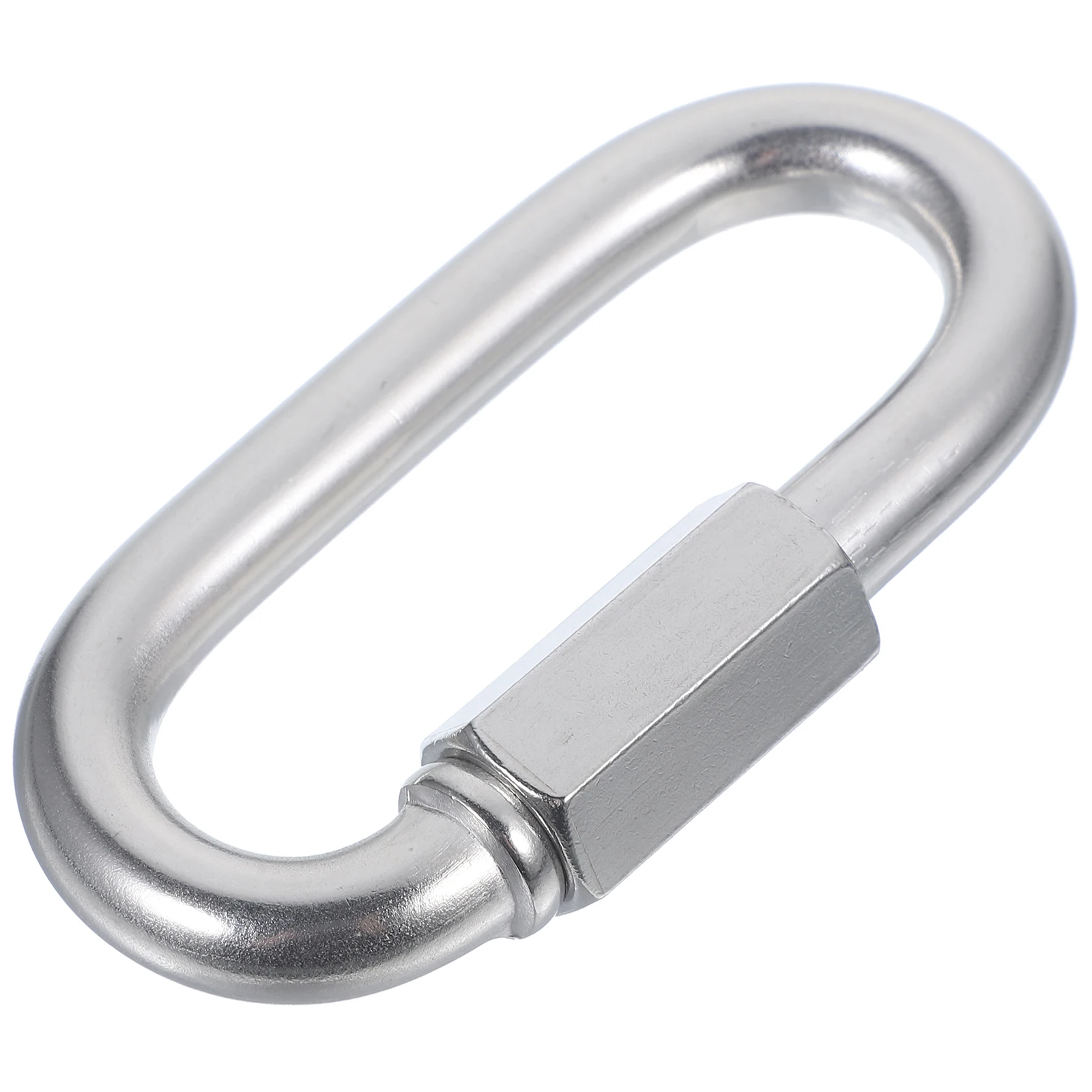 

Quick Chain Repair Links M10 Stainless Steel Carabiner Clip Energy Saving Corrosion Resistant Small Link