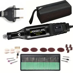 9V Mini Drill Electric Carving Pen Variable Speed Rotary Tools Kit Engraver for Grinding Polishing