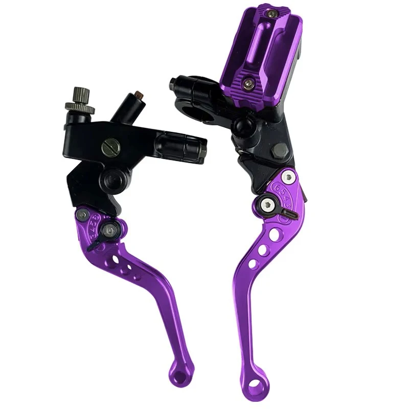 CNC Een Paar 7/8 "22mm Universele Motorfiets Hoofdremcilinder Hendel Kabel Koppeling Reservoir Voor Scooter Sport crossmotor