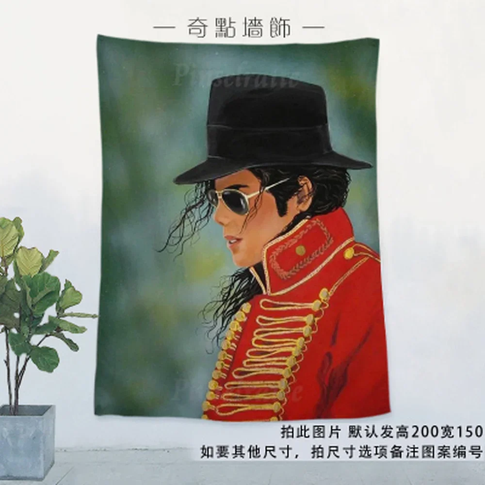 Music Theme Four Holes Wall Hanging Hip Hop Reggae Signboard Flag & Banner Rock Music Stickers Canvas Painting Tapestry Wall Art
