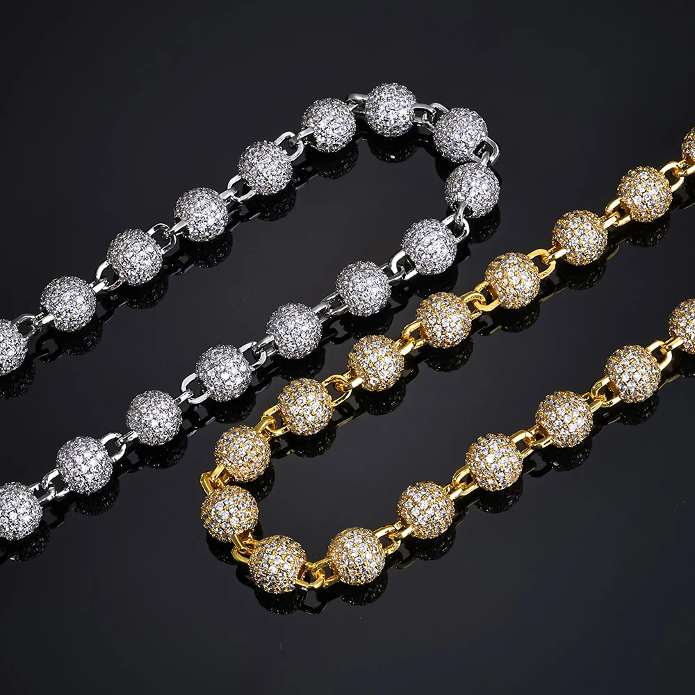 ESKEEM Hip Hop Iced Cubic Zirconia Pants Chain for Women Men Punk Rock Metal Wallet Key Chain Jeans Trousers Chain Jewelry