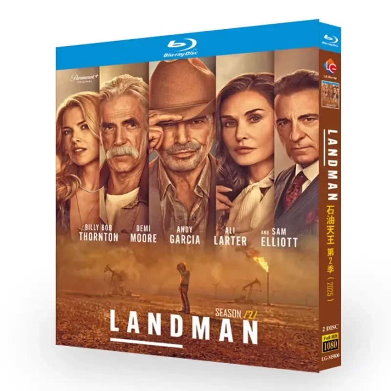 

BD Blu-ray High Definition American TV Series Oil King Season 2 Land Man 2 Disc Box Set