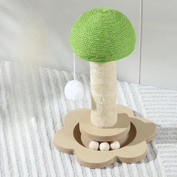 חתול גירוד עמודה חתול צעצוע רב תפקודי קטן חרב קנבוס חתול מקל לחיות מחמד אספקה