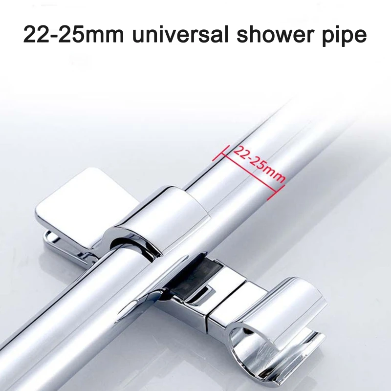 Chuveiro mão universal para suporte deslizante trilho principal, chuveiro com clipe para suporte cabeça para barra 45 °