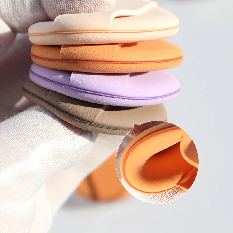 Puff w proszku z poduszką powietrzną typu kropli wody, na mokro i na sucho, podwójny puszek do pudru do twarzy, do podkładu w płynie, korektor, puder, fioletowy