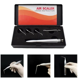 Dental Air Scaler Handpiece High Frequency Pneumatic Scaler with Free Plastic Sonic Powered Endo Irrigation Tips