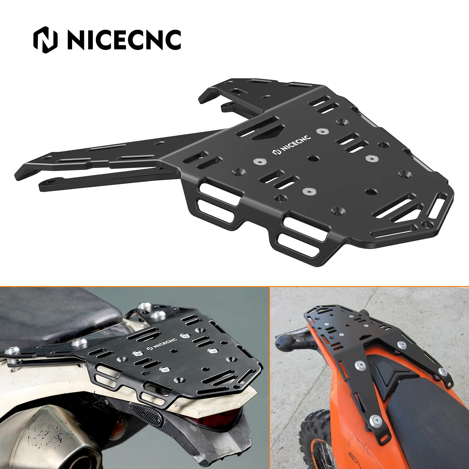 

For KTM 690 EnduroR Rear Luggage Rack Saddlebag Tie Down Bracket Rackless Bags Strapping Brackets for KTM 690 Enduro R 2008-2018