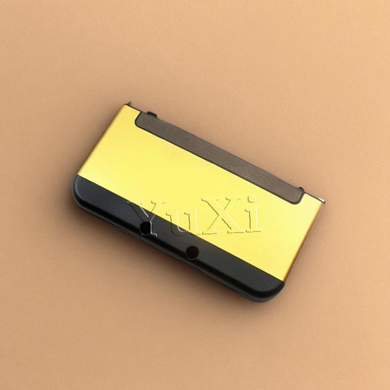 YuXi 1 buah untuk New 3DS XL LL casing cangkang pelindung kotak keras aluminium penutup pelindung atas dan belakang casing bawah atas