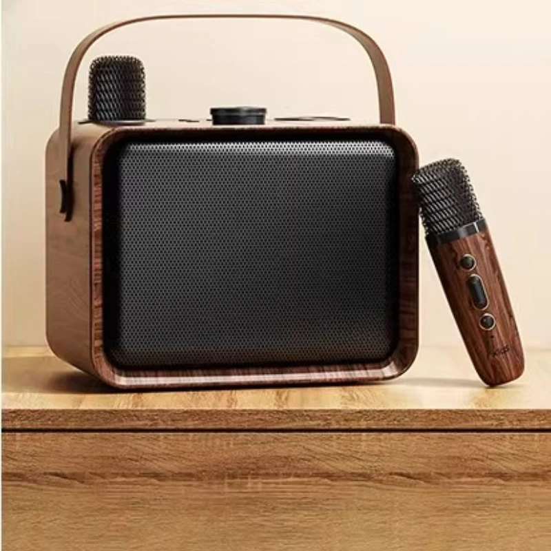 Bluetooth speaker Karaoke microphone microphone integrated, family outdoor gift