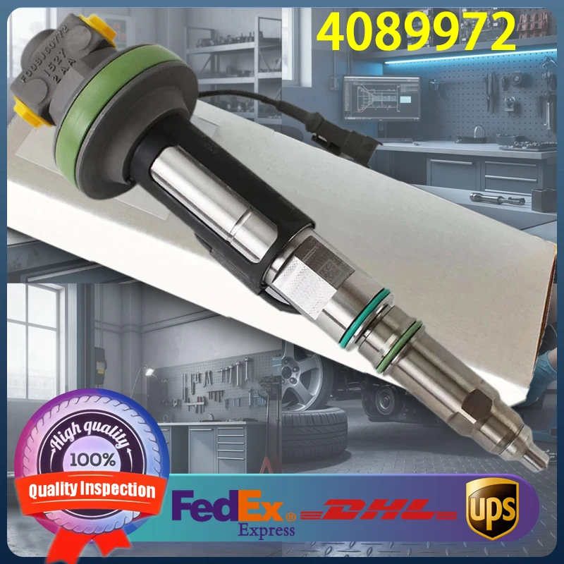 

4089972 High Quality Common Rail Diesel Fuel Injector F00BL0J017 Y431K05417 for Cummins QSK19 QSK38 QSK50 QSK60 Engines.