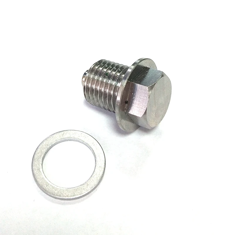 M14x1.5 M12 M16 M18 M20 Stainless Steel Oil Drain Plug With Neodymium Magnet